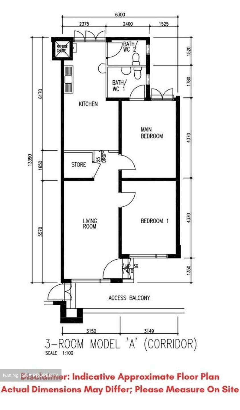 Blk 825 Yishun Street 81 (Yishun), HDB 3 Rooms #564208451